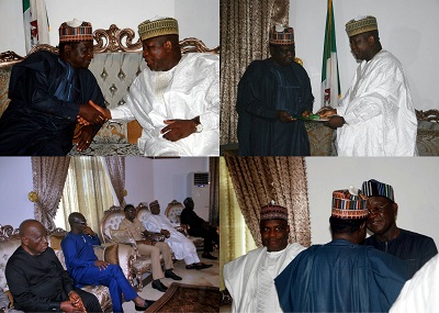 Governors on Condolence visit to Gov Lalong of Plteau State, north - central Nigeria.